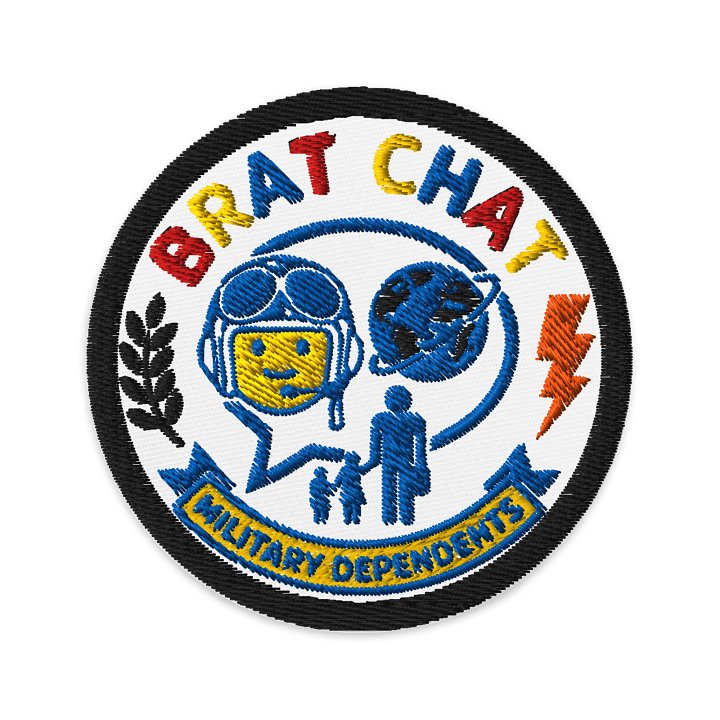 Brat Chat Military Dependent Patch product image (1)