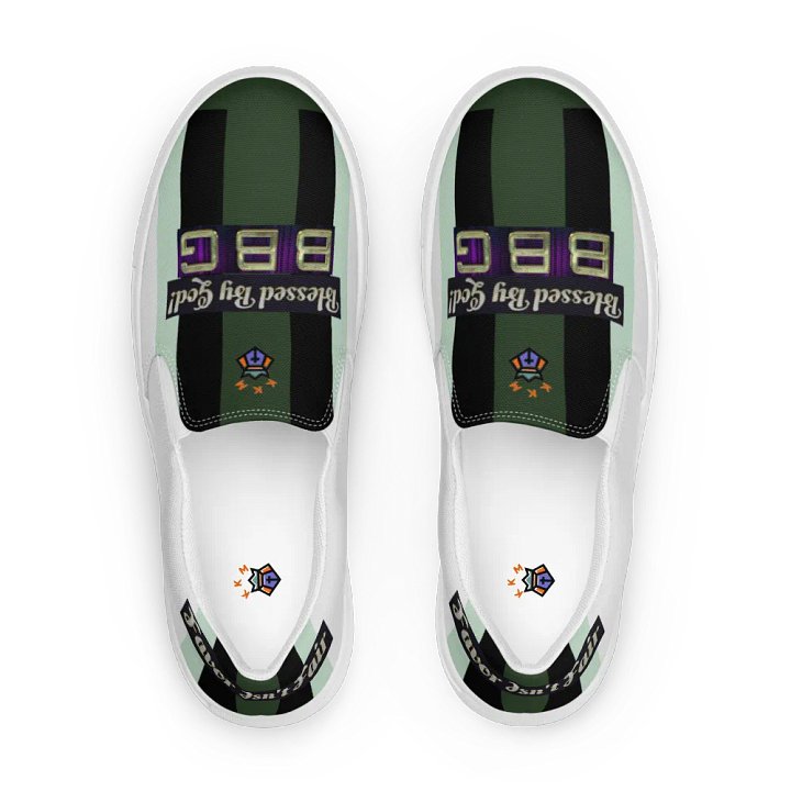 BBG Green & Black Men's Slip Ons product image (1)