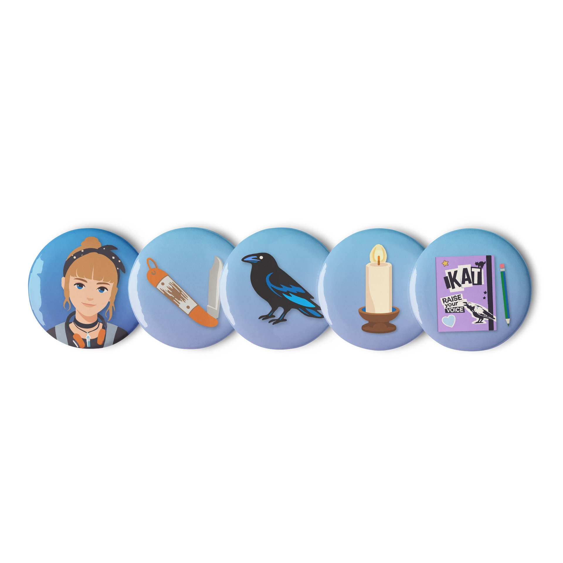 Kat Mikaelsen - Character Button Set product image (4)