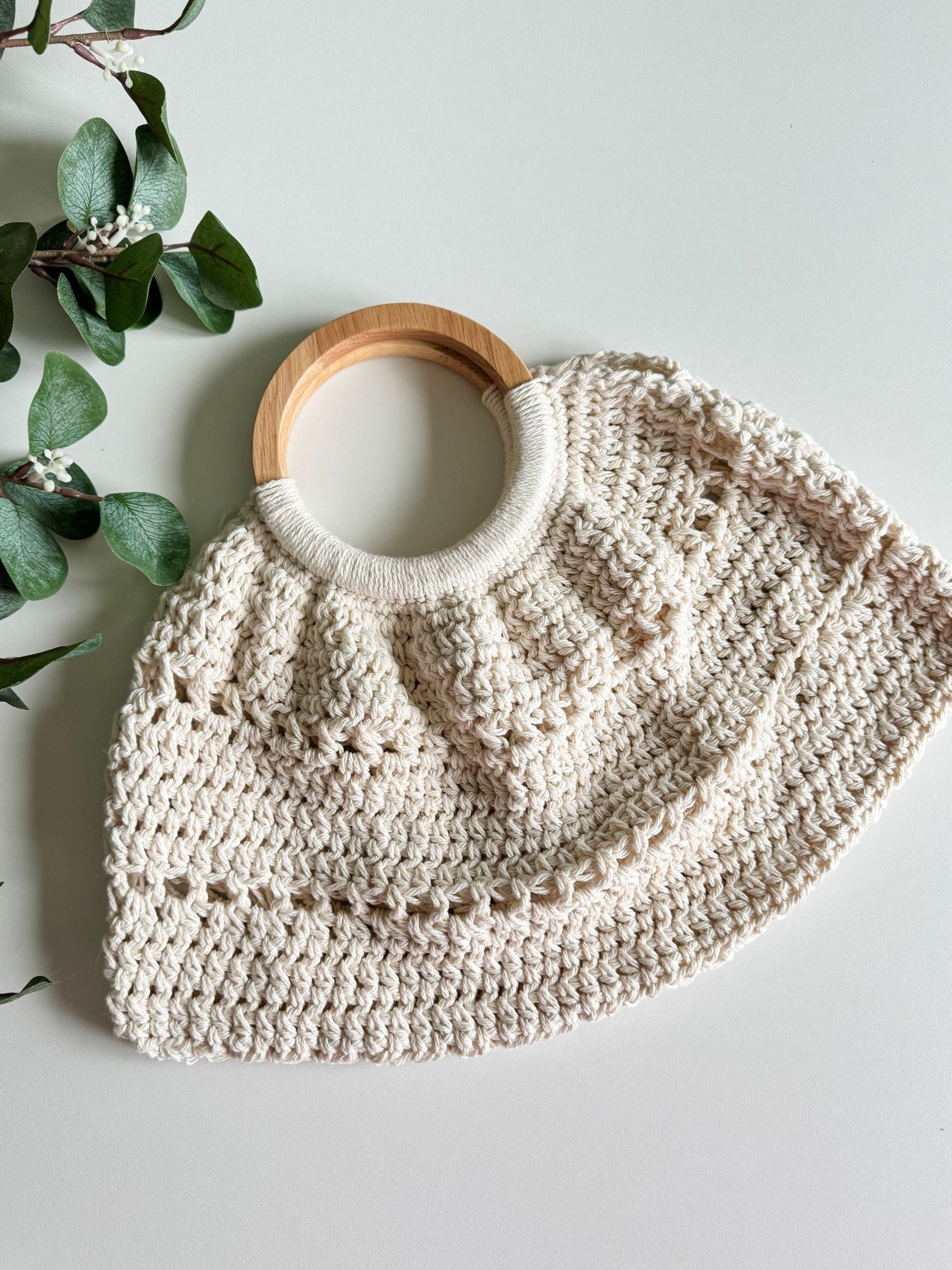 Round Handle Purse Crochet Pattern product image (4)