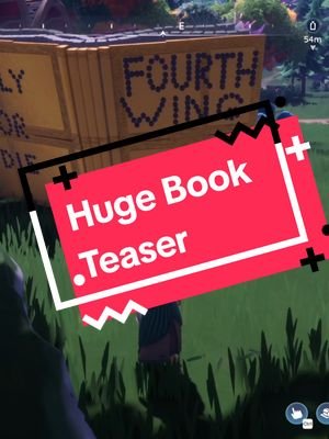 (tutorial video coming soon!) Welcome to my bookish paradise in Palia! 📚 I've been glitching massive versions of my favorite reads on my plot, and I had to give a sneak peek of this huge Fourth Wing book. 🐉 Wait until you see the rest of the collection! ✨ This is just one of the massive books on I'm my plot! What fantasy romance read should I add to the collection next? 👇📖 #Palia #FourthWing #BookTok #CozyGaming #PaliaHousing 