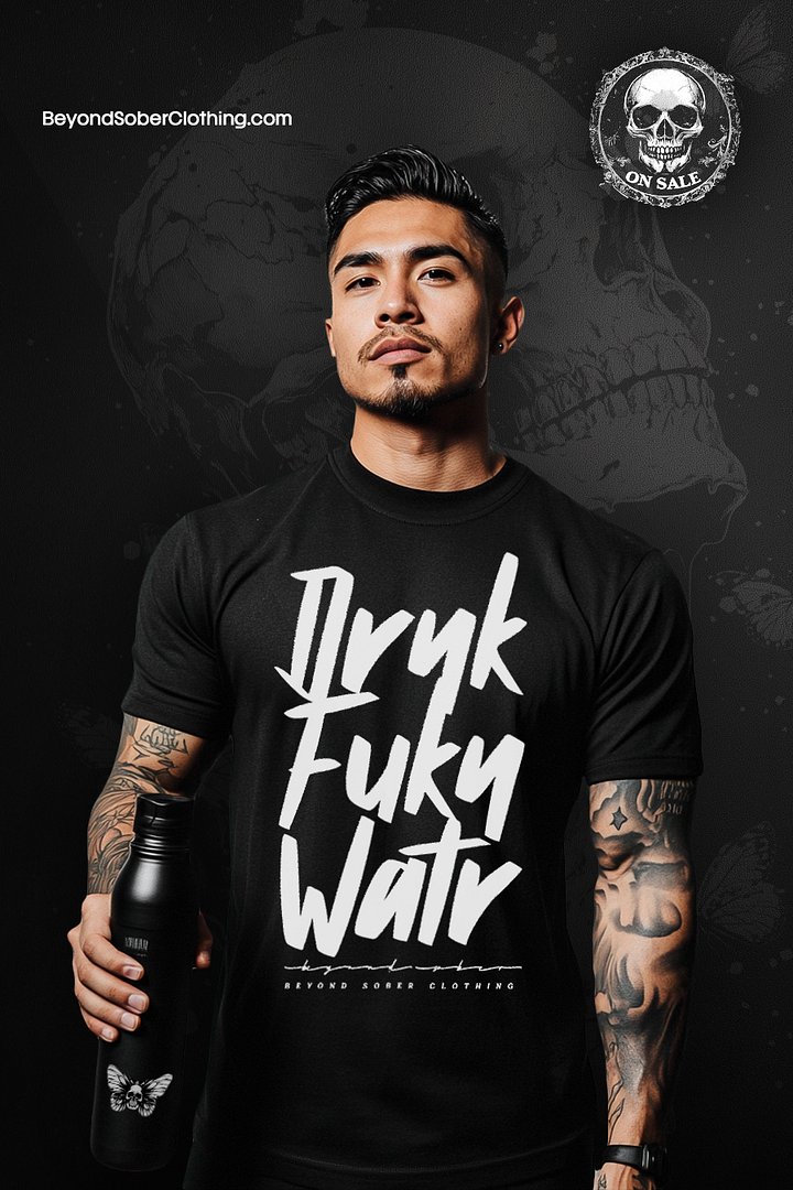 DRNK FUKN WATR: No-Nonsense Tee product image (1)