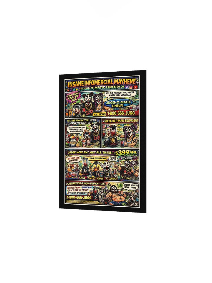 📺 Insane Infomercial Mayhem – 5x7 Matte Poster product image (2)