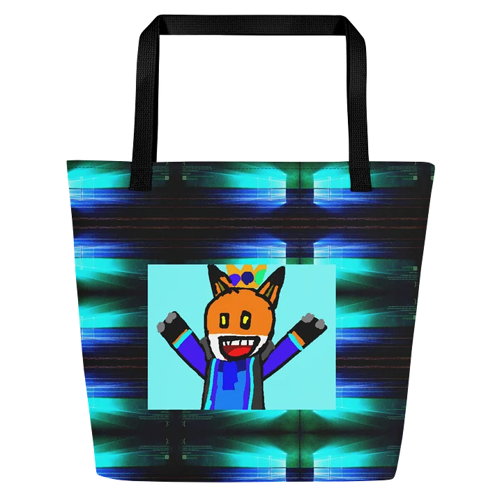 Glitched BSOD All-Over Print Tote Bag product image (1)