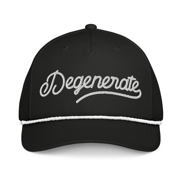 'Degenerate' 3D Puff Embroidered Hat product image (1)