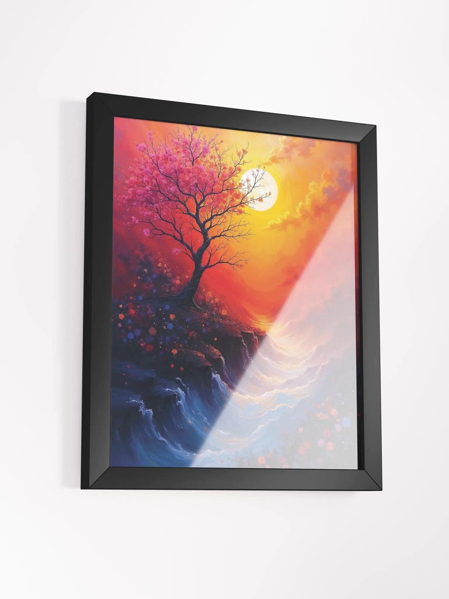 Surreal Sunset Blossom Framed Print product image (15)