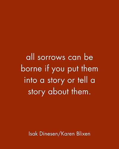 on the power of storytelling.