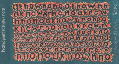 A Wild Woman on Canvas (24" x 48") product image (1)