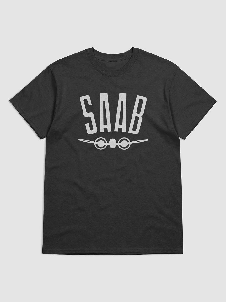 SAAB Vintage Airplane Heavyweight T-Shirt product image (1)