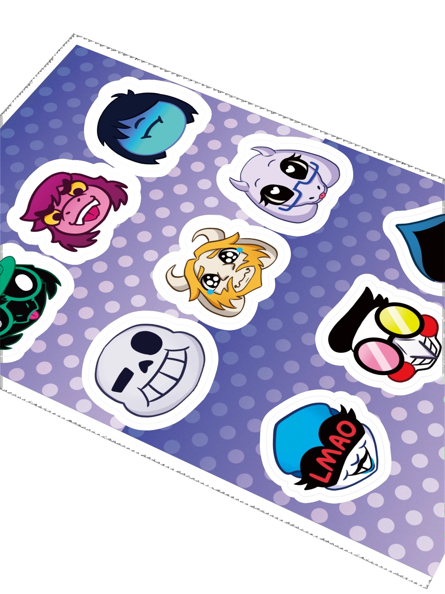 Deltarune Sticker Sheet 1 product image (2)