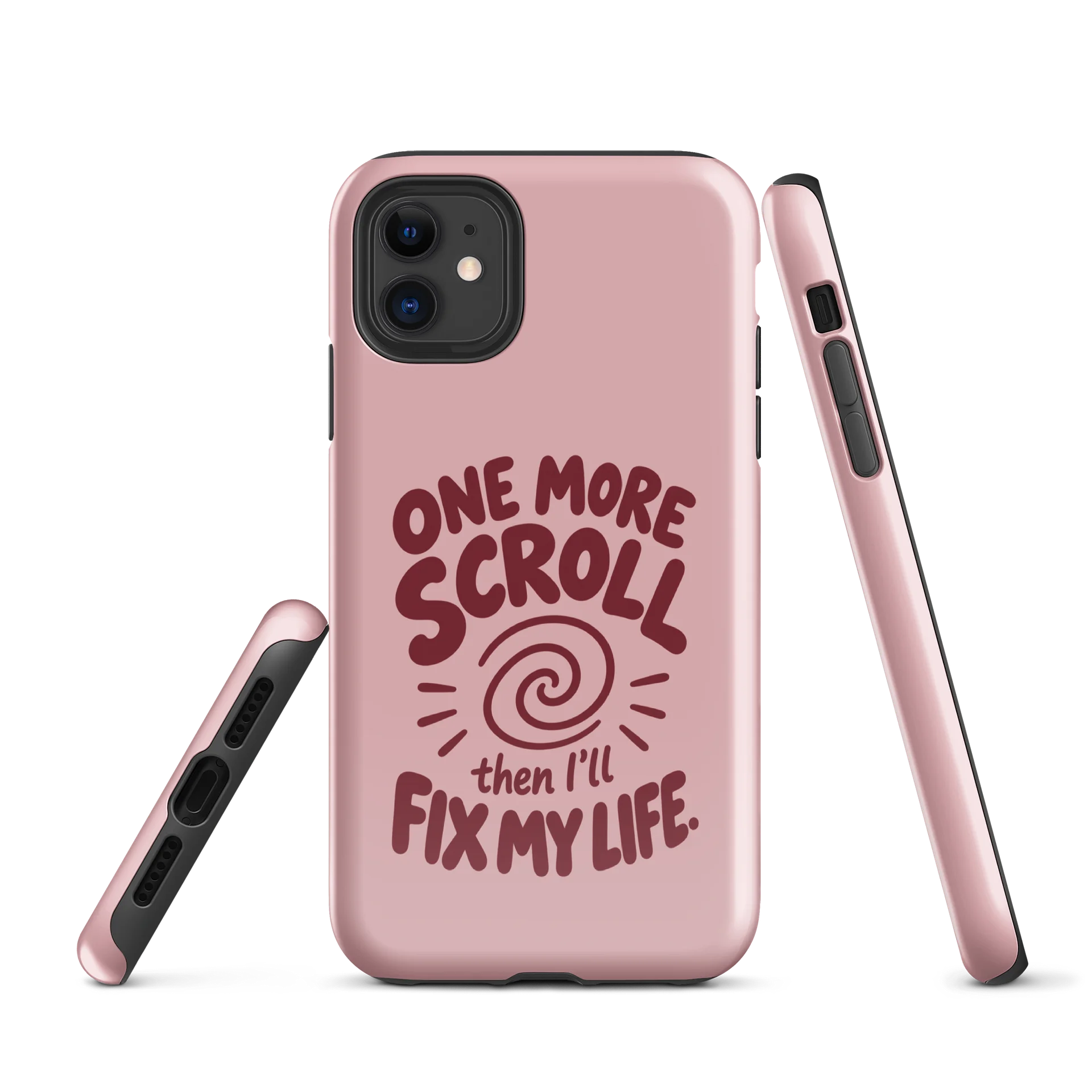 One More Scroll iPhone Case - Pink product image (1)
