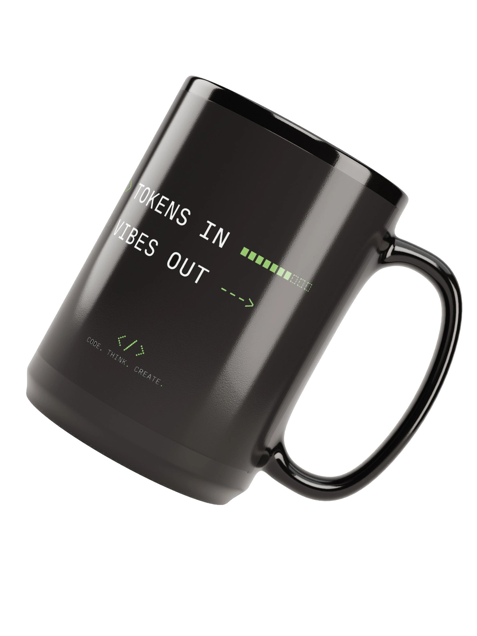 TOKENS IN VIBES OUT Mug | AI Geek Spirit Collection product image (6)