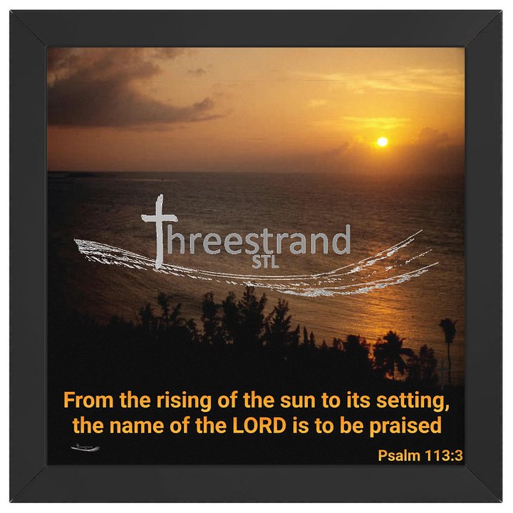 Vibrant Ayous Wood Framed Poster - Quiet Sunset product image (1)