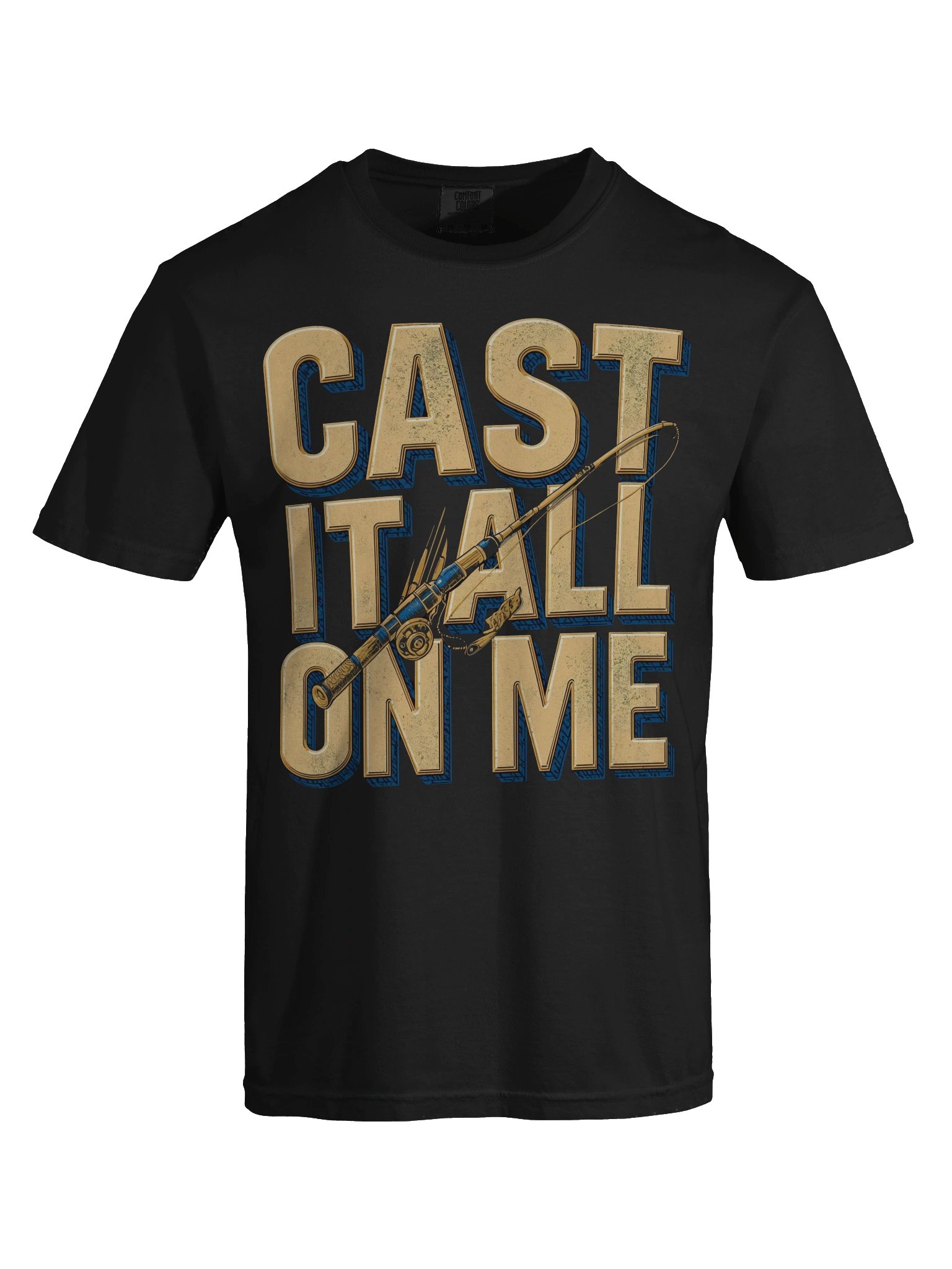 Cast It All On Me -Vintage Fishing Rod T-Shirt product image (7)