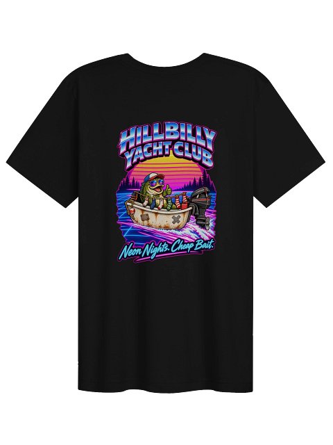 Neon Nights Cheap Bait - Tub Wave - Tee - back