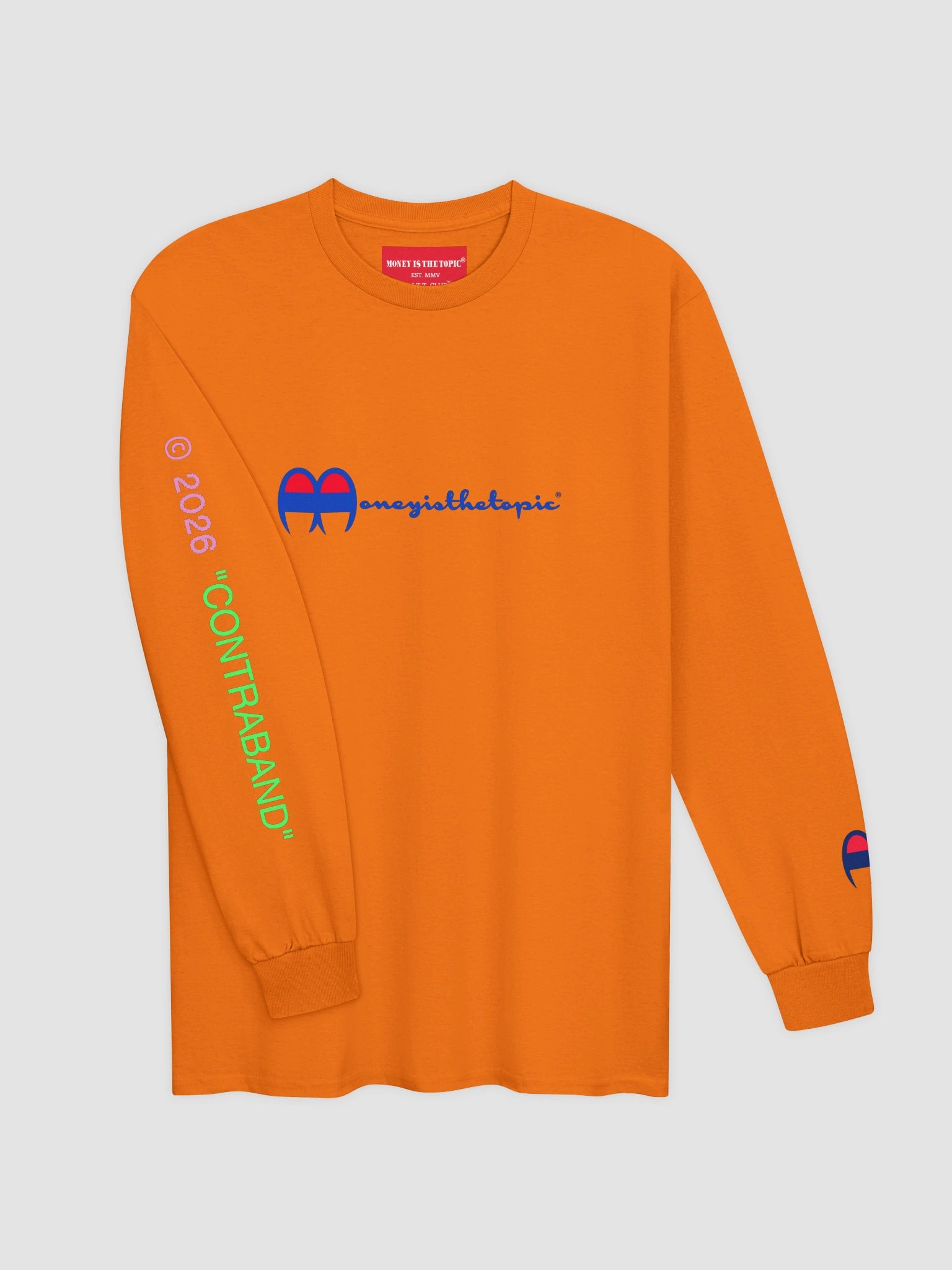 MONEY Club Graphx LS OEF Cotton Tee UNISEX product image (3)