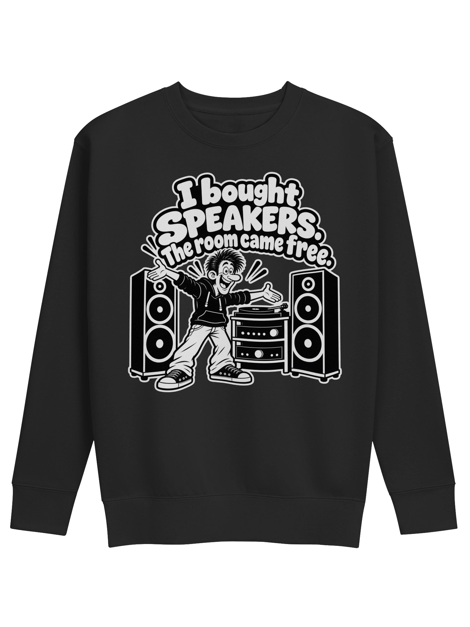 I Bought Speakers The Room Came Free - Long Sleeve T-shirt product image (1)