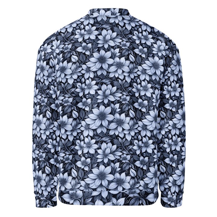 Indigo Flowers Bomber Jacket product image (2)
