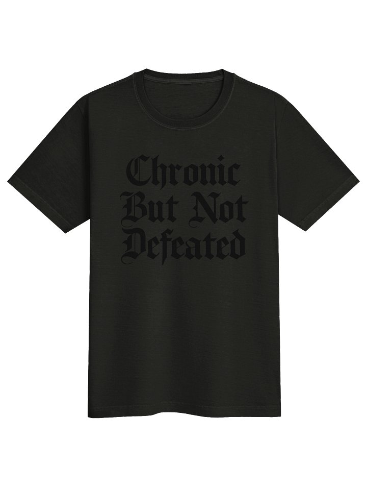 Chronic But Not Defeated Shirt | Oversized Chronic Illness Tee product image (1)