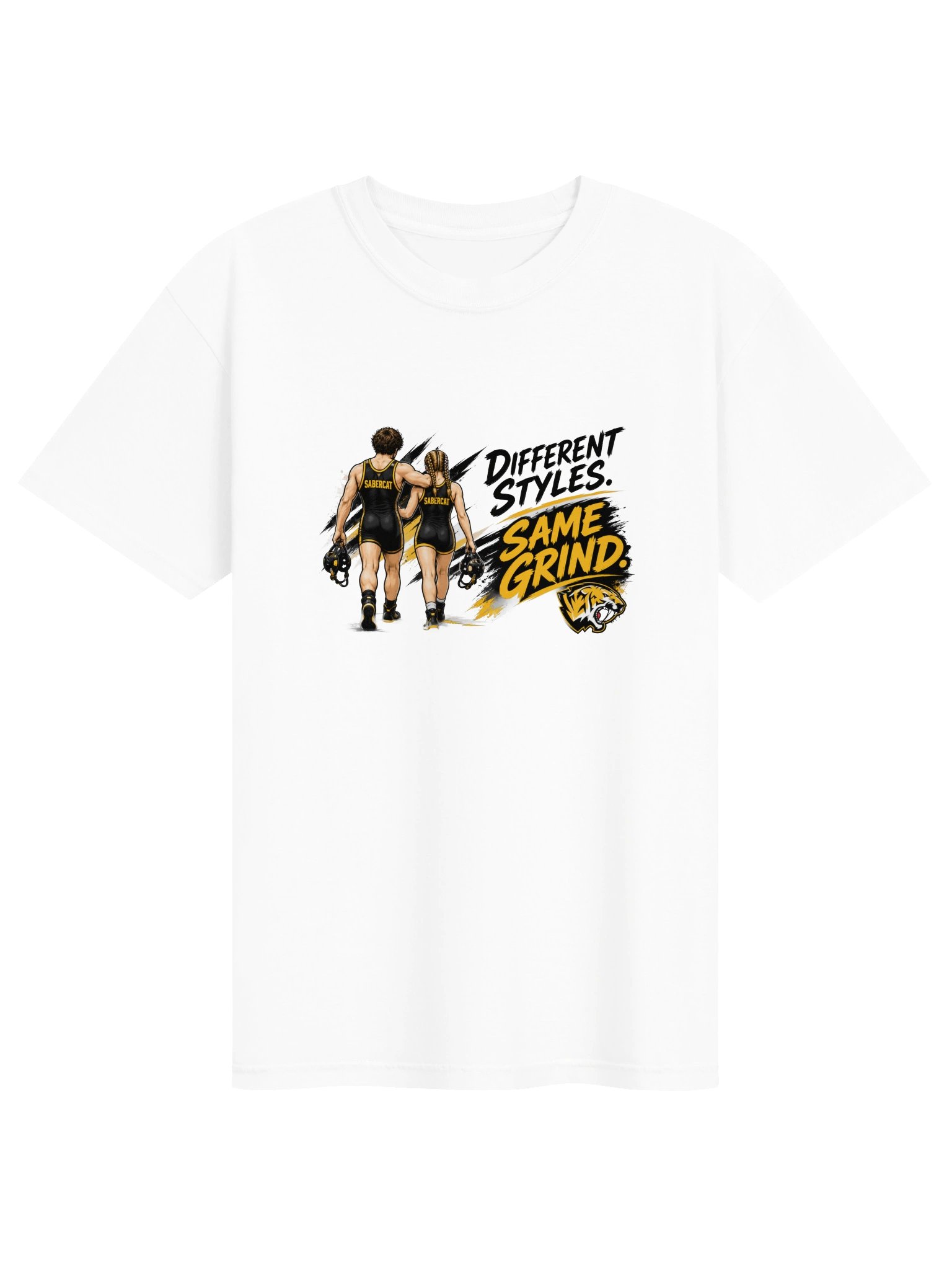 SABERCAT Same Grind Wrestling Tee product image (1)