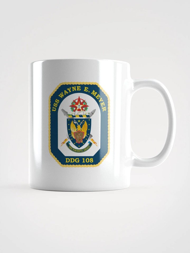 USS Wayne E. Meyer DDG 108: White Coffee Cup product image (1)