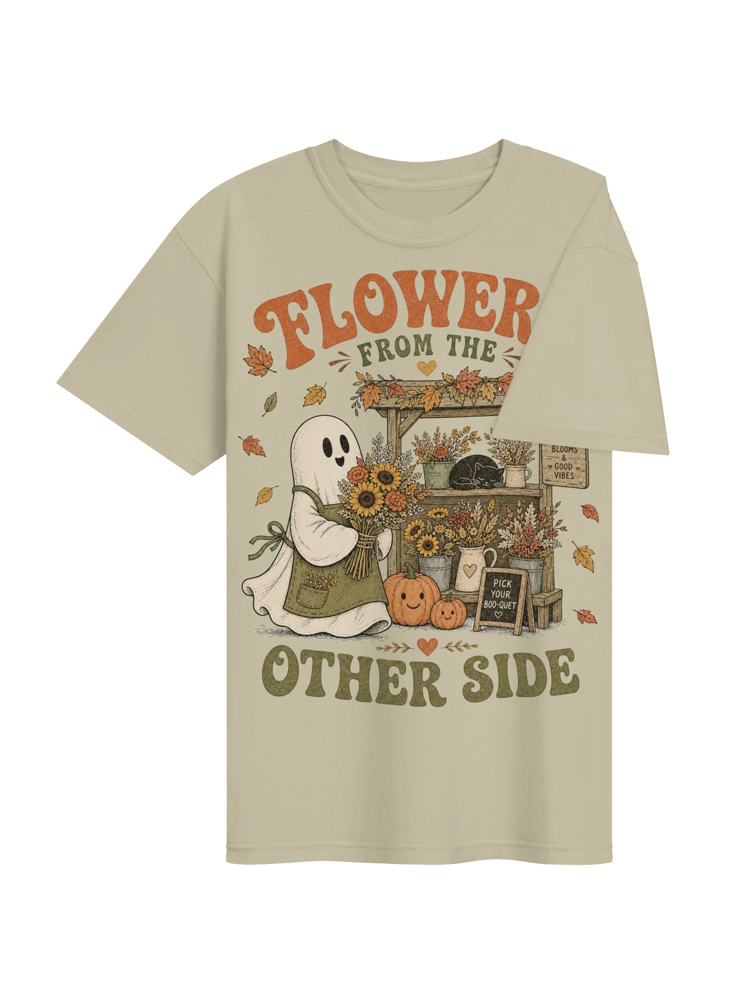 Flowers From the Other Side Spooky Blooms Tee product image (184)
