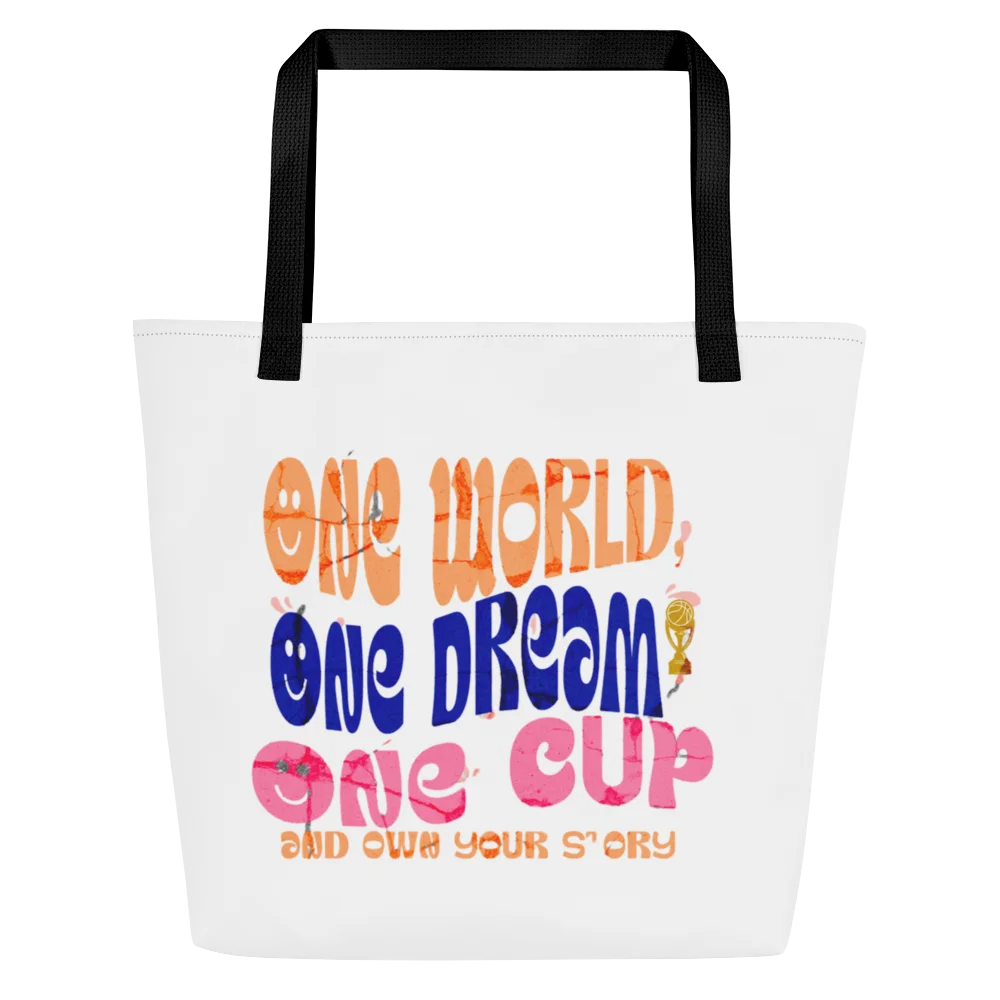 Colorful Retro Logo Tote Bag product image (2)