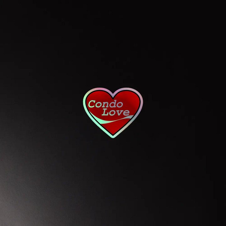 Holographic CondoLove Sticker product image (2)