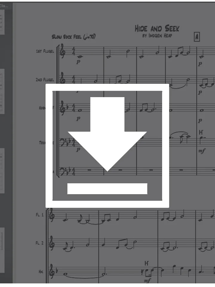 BRASS QUINTET: "HIDE AND SEEK" BY IMOGEN HEAP (Arr. Chris Coletti) product image (1)