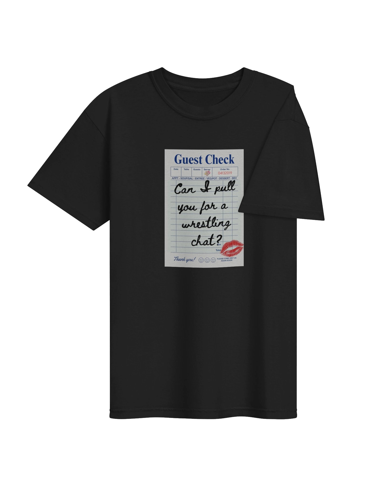 Can I Pull You For A Wrestling Chat? Short Sleeved T-Shirt product image (4)
