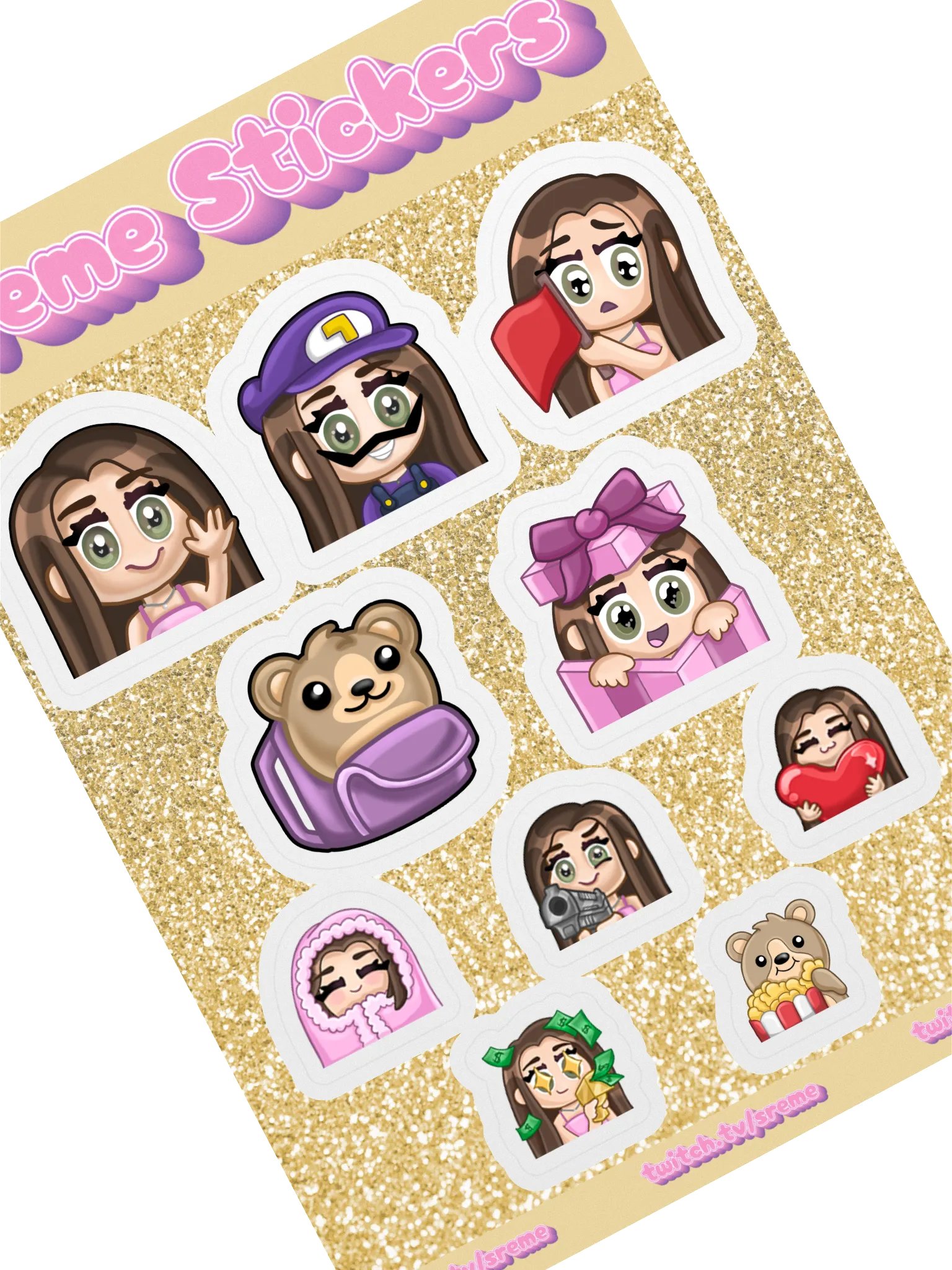 Sreme Emote Sticker Pack product image (2)