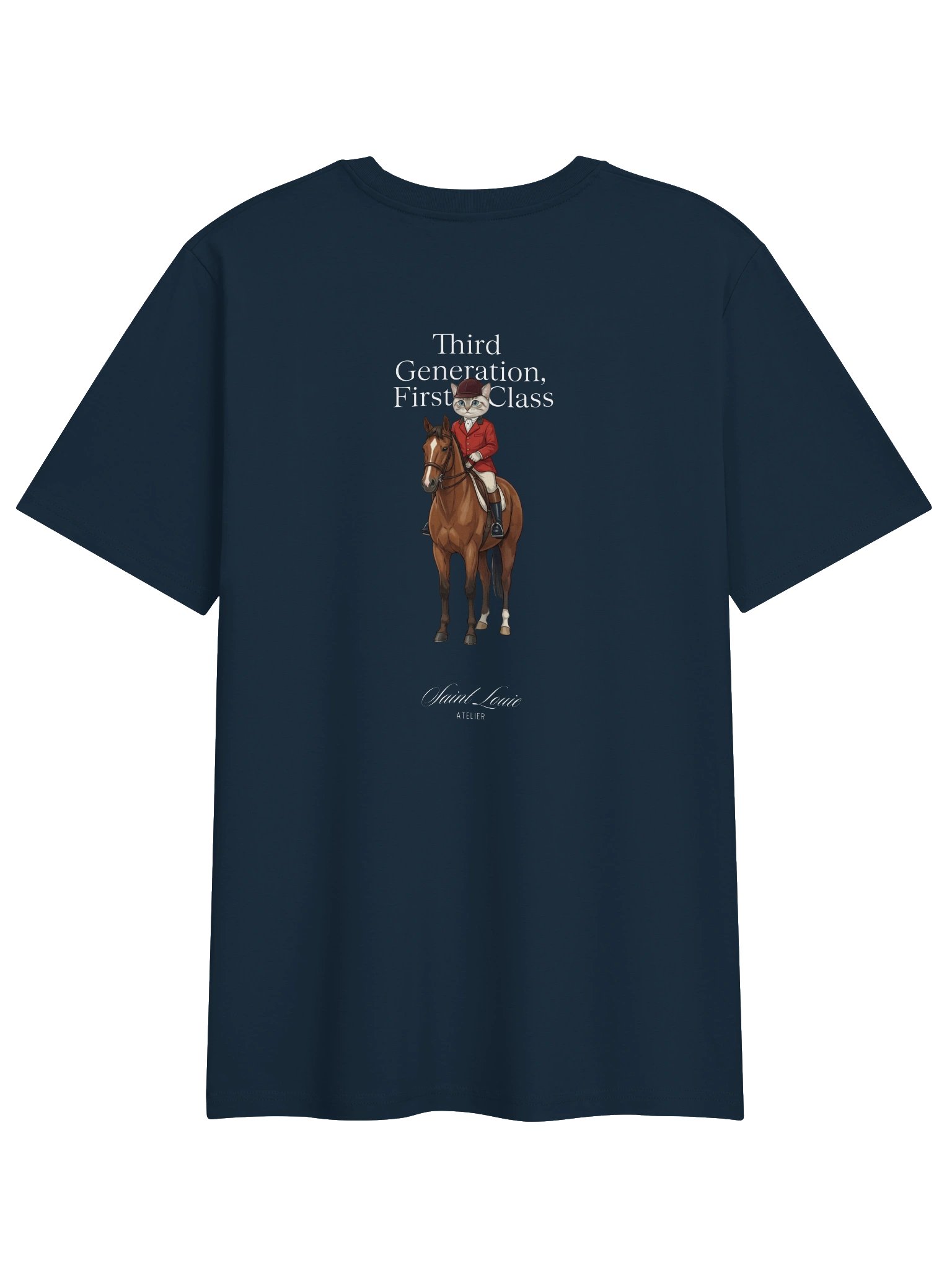 Third. generation, First class, Saint Louie Organic soft Tee product image (1)