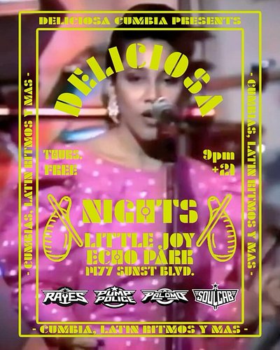 Deliciosa Summer Nights - Thursdays @LittleJoyLA (Echo Park)

| +21 | Free | 9pm - Close | Cocktails | 
Little Joy: 1477 Suns...