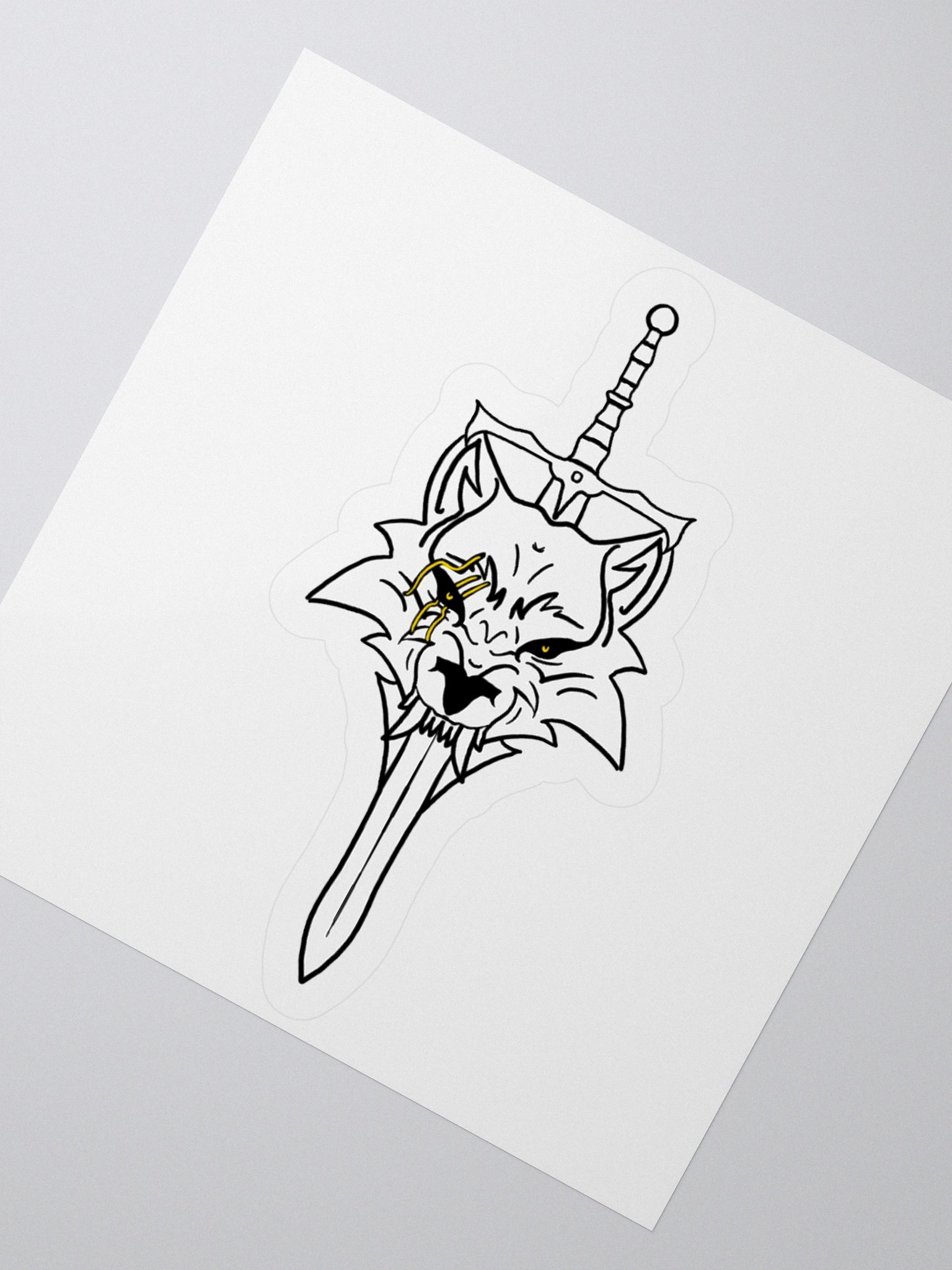 Scarred One Sticker product image (2)