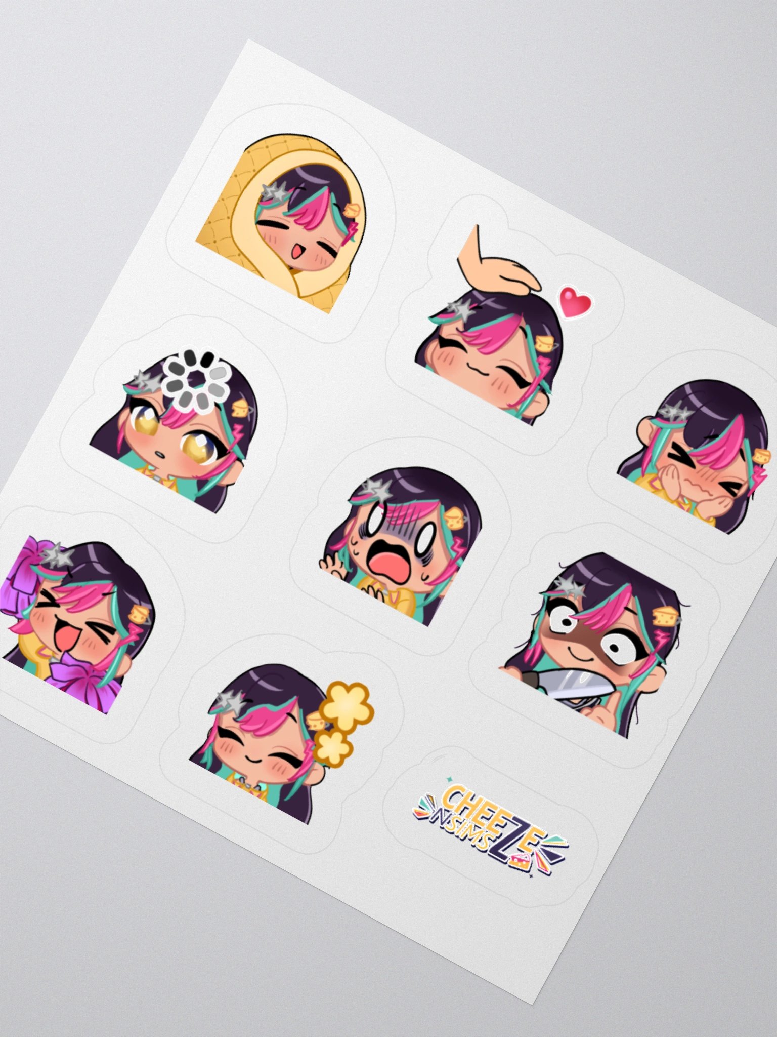 Cheeze Emote Stickers product image (4)