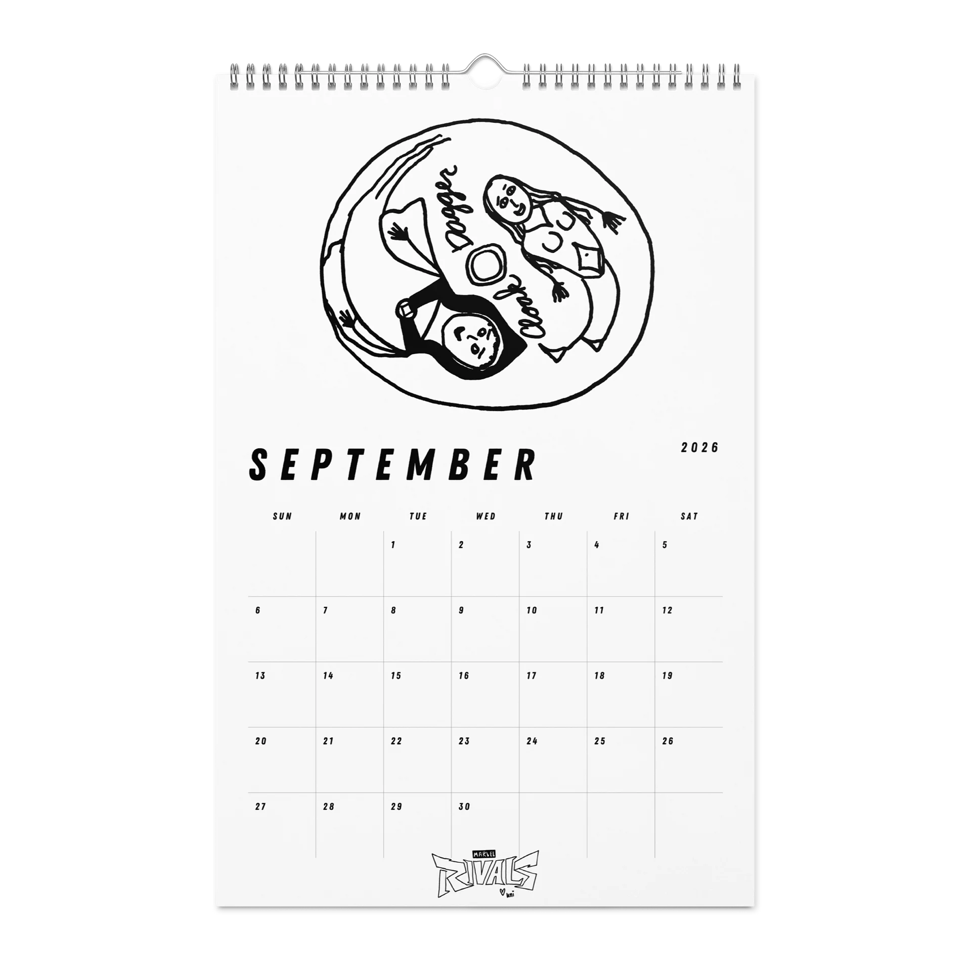 2026-2027 Mervel Revels Wall Calendar product image (11)