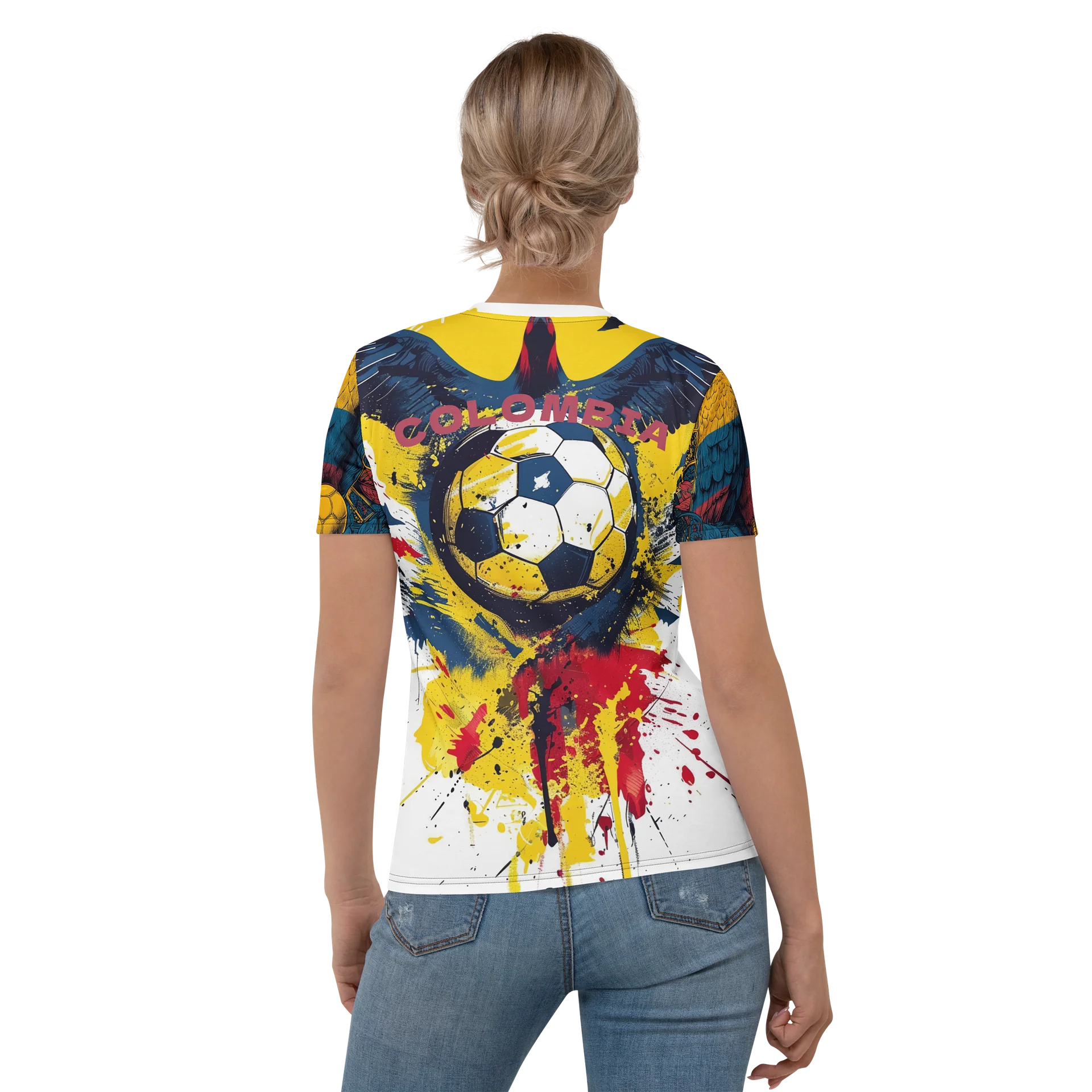 Colombia Fantasy Football Womens T Shirt product image (5)