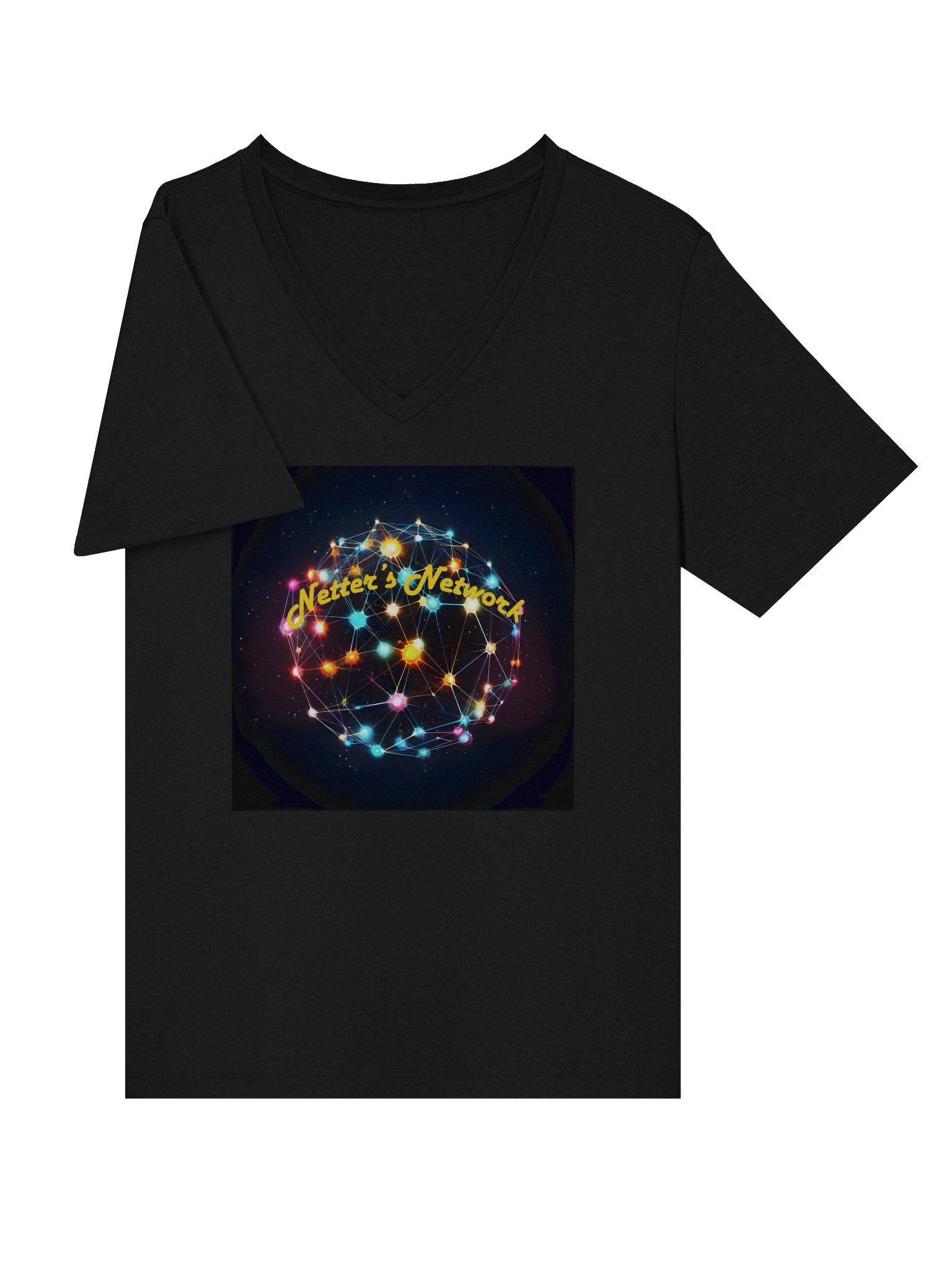 Netter's Network Connections V-Neck Tee product image (5)
