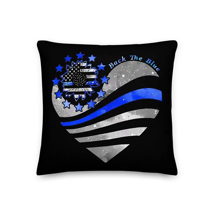 Back the Blue Heart - Pillow product image (1)
