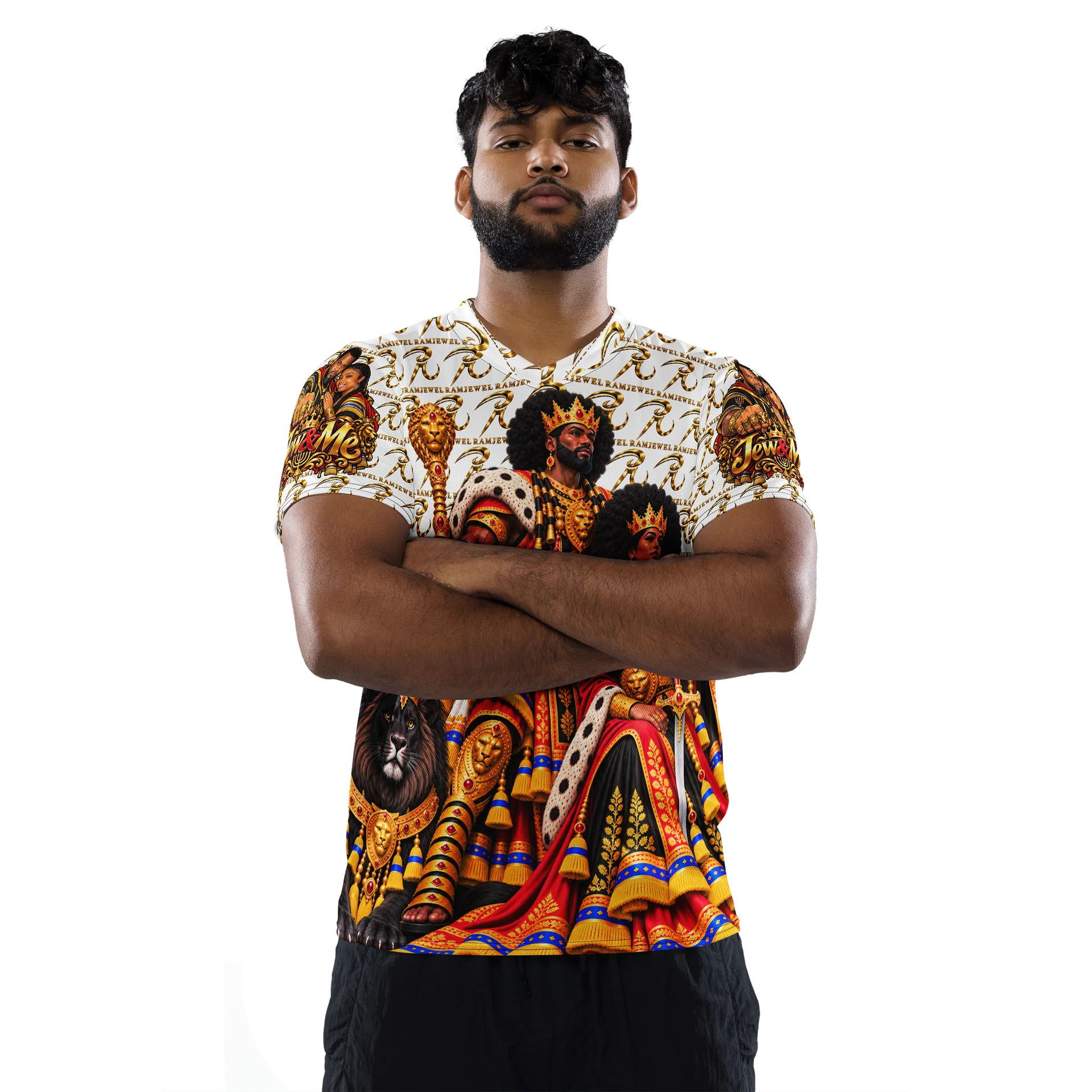 Jew&Me Branded Pattern Sports Jersey product image (2)