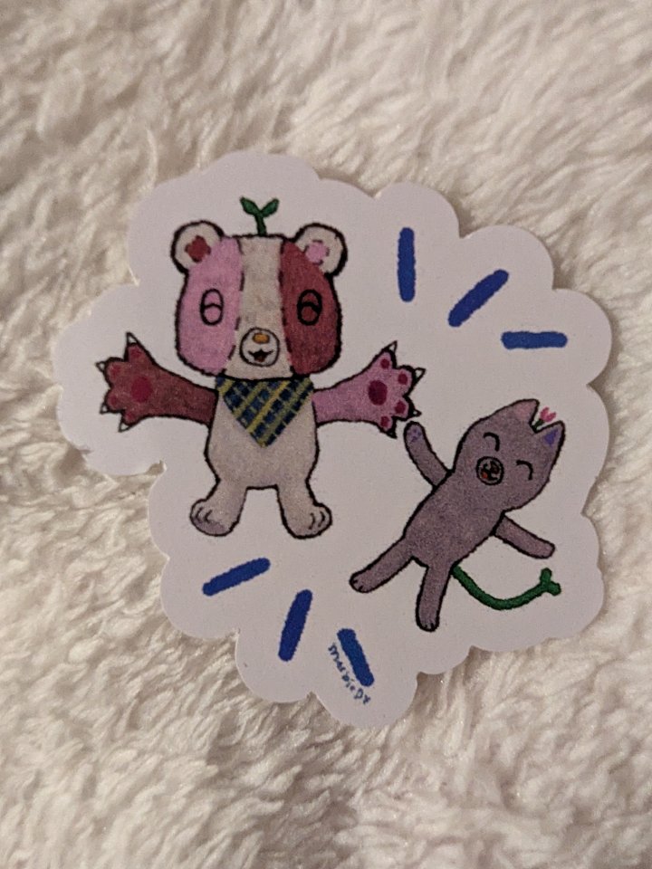 Marbie & Friends, Bear Beans Arizona Beans, Barky Boos Water Resistant Vinyl Stickers product image (2)