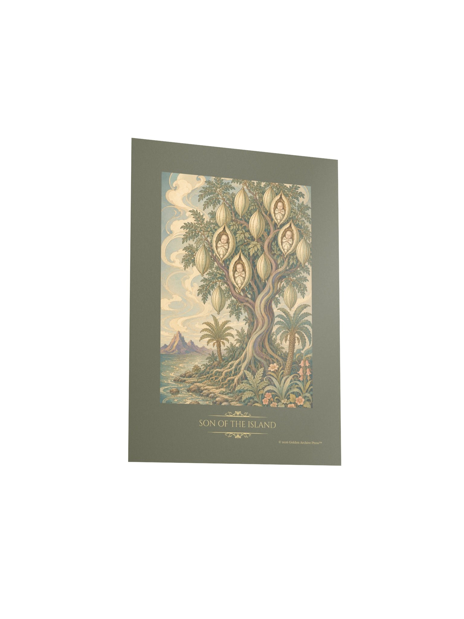 Son of the Island — Art Nouveau Art Print (Waqwaq) product image (23)
