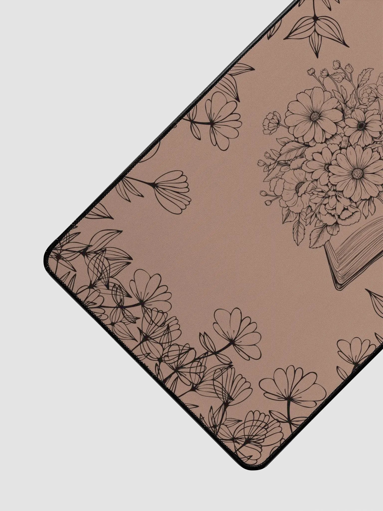 sunflowers and books desk mat product image (3)