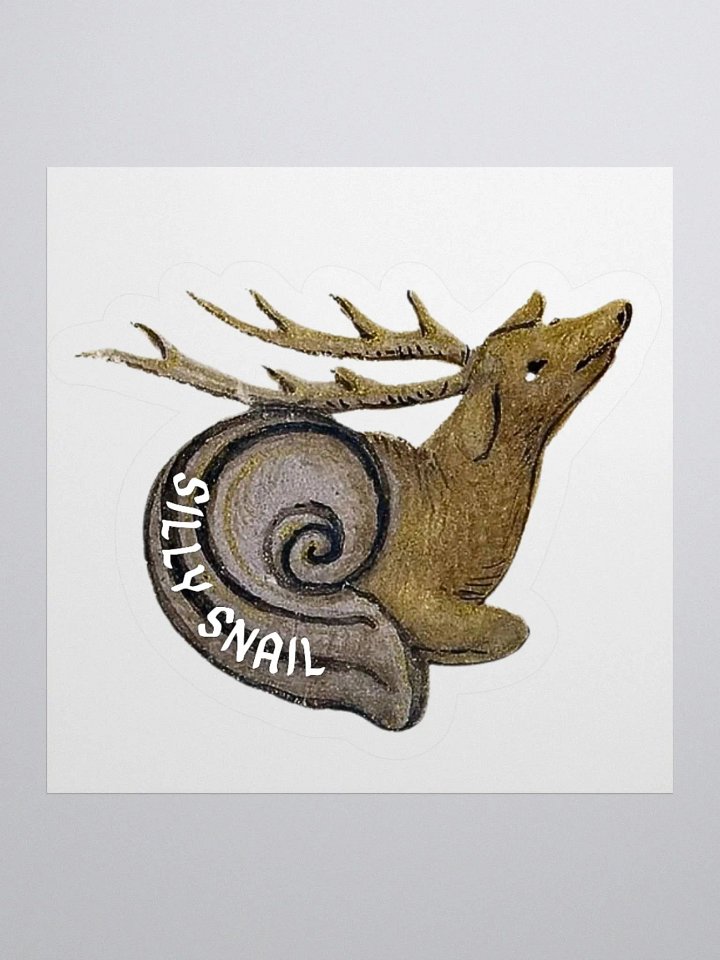 Silly Snail Sticker product image (1)