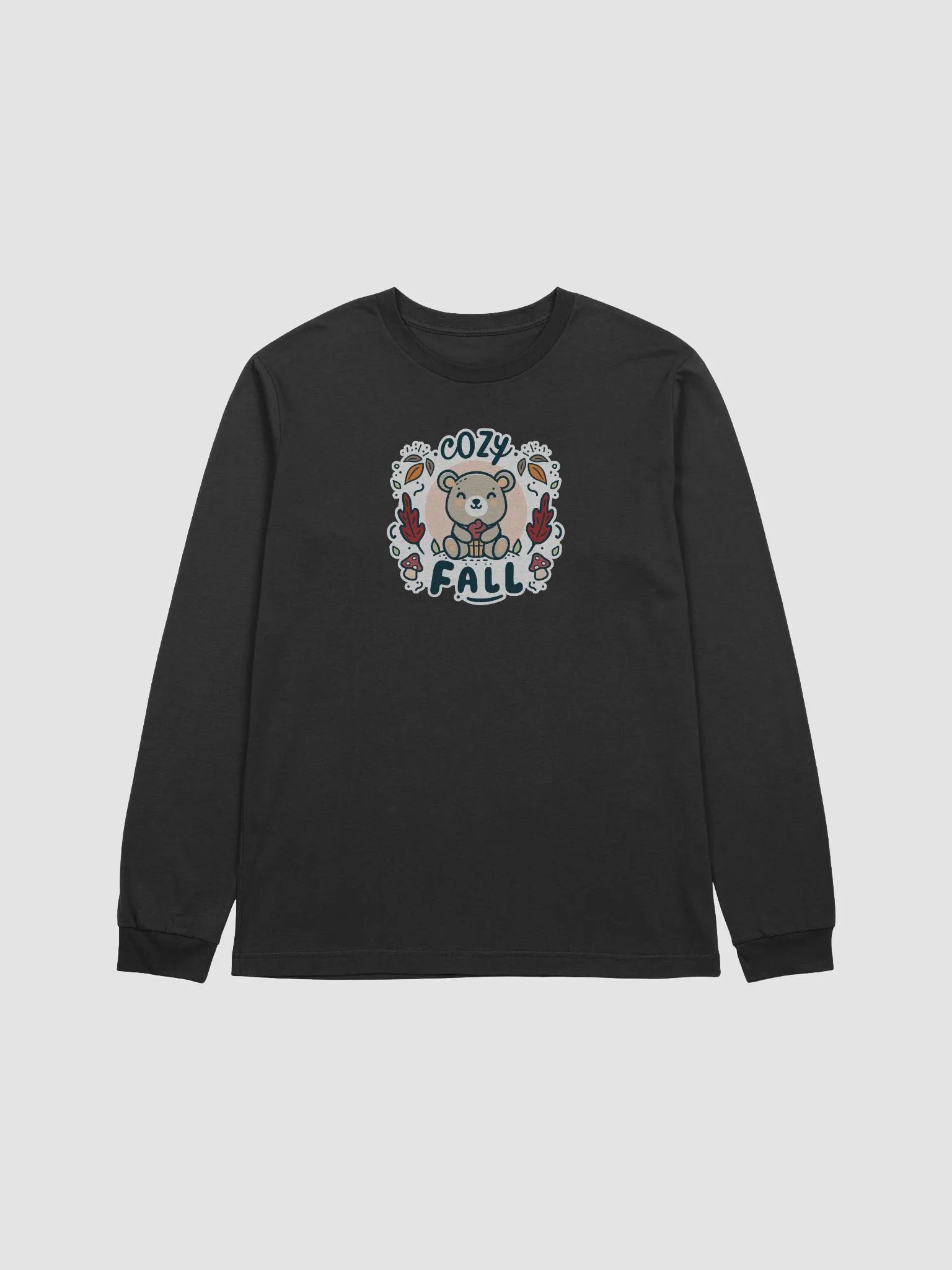 *Limited Time* Cozy Fall Supersoft Long Sleeved T-Shirt (Dark) product image (2)