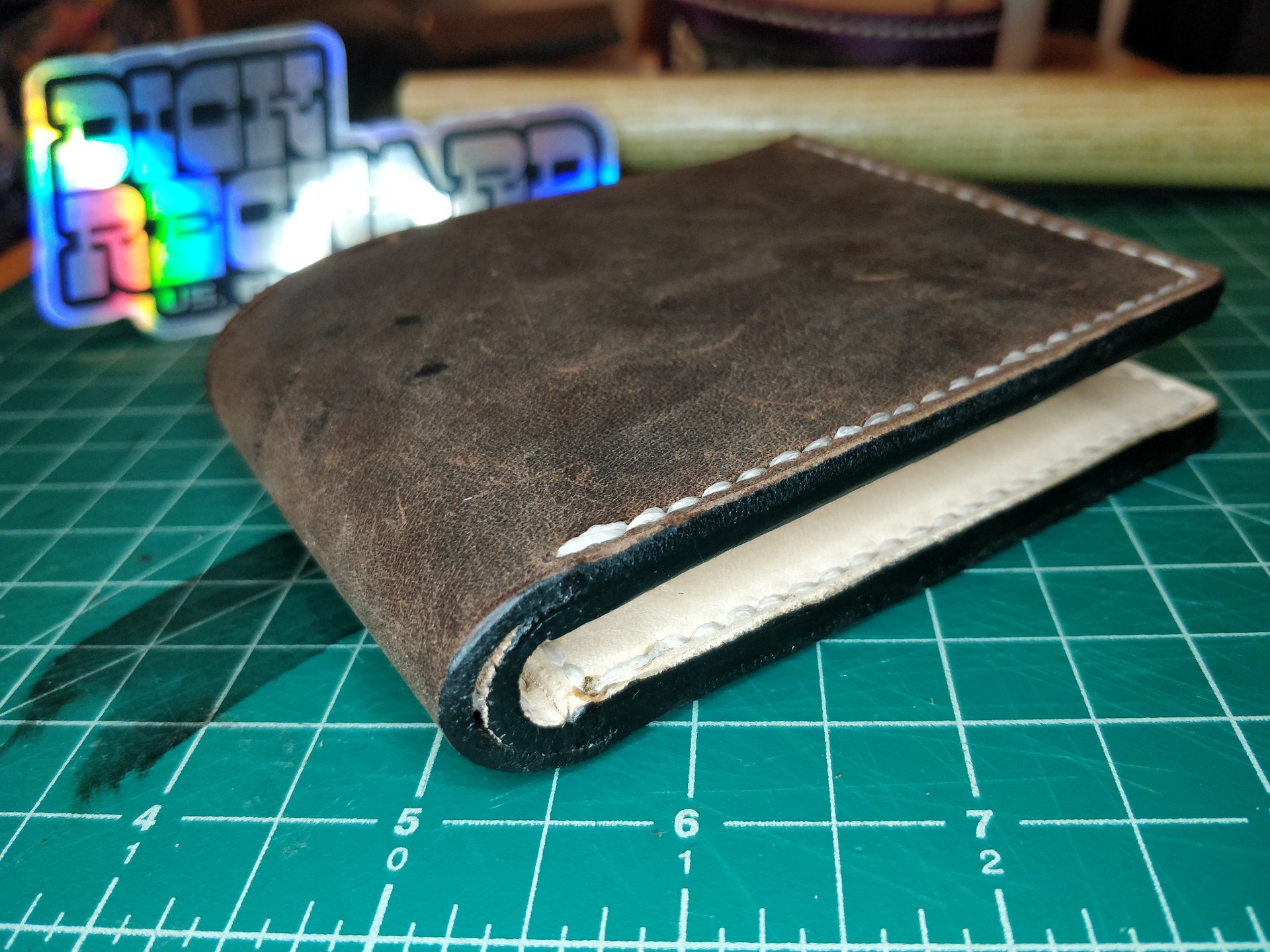 Dark Brown Billfold Wallet V4.0 0B product image (8)