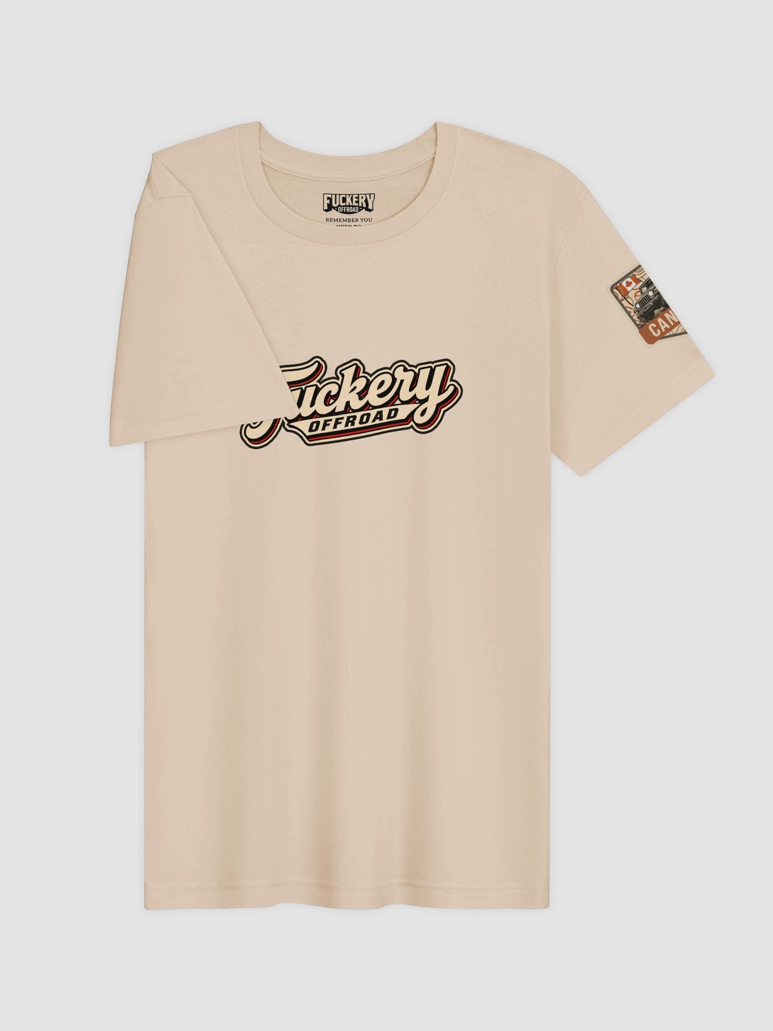Unisex t-shirt with Fuckery Retro Logo and unauthorized definition (Light colours) product image (3)