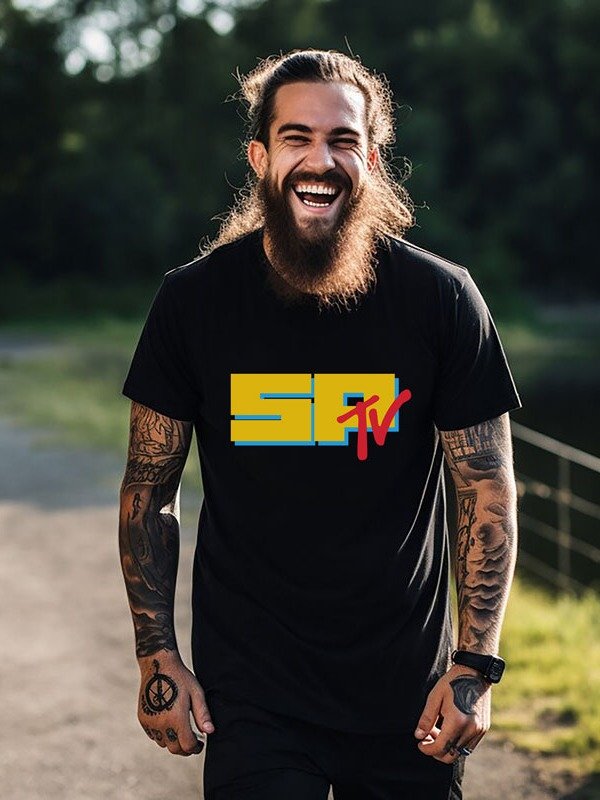 SPTV Black T-Shirt product image (1)
