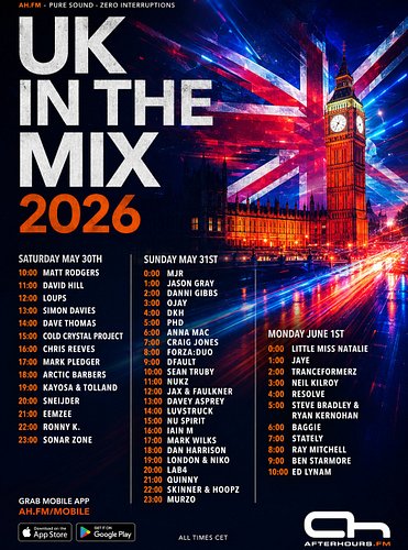 Here it is — the full lineup for UK In The Mix, landing at the end of this month. An incredible selection of artists, and we ...