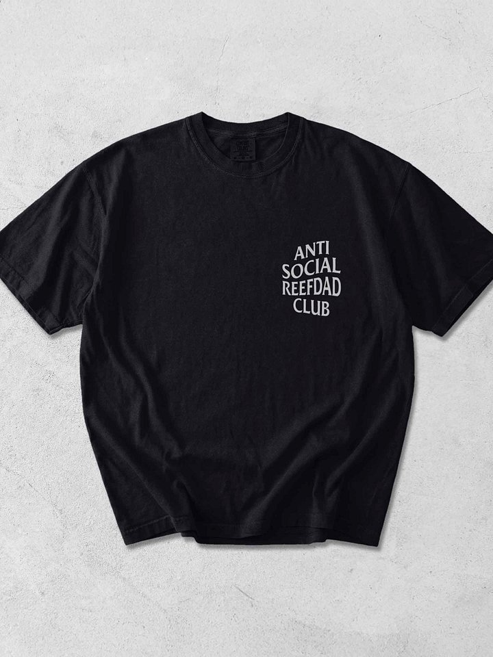 Anti Social Reef Dad Club Shirt – Funny Coral Reef Fishing & Ocean Lover Graphic Tee product image (1)